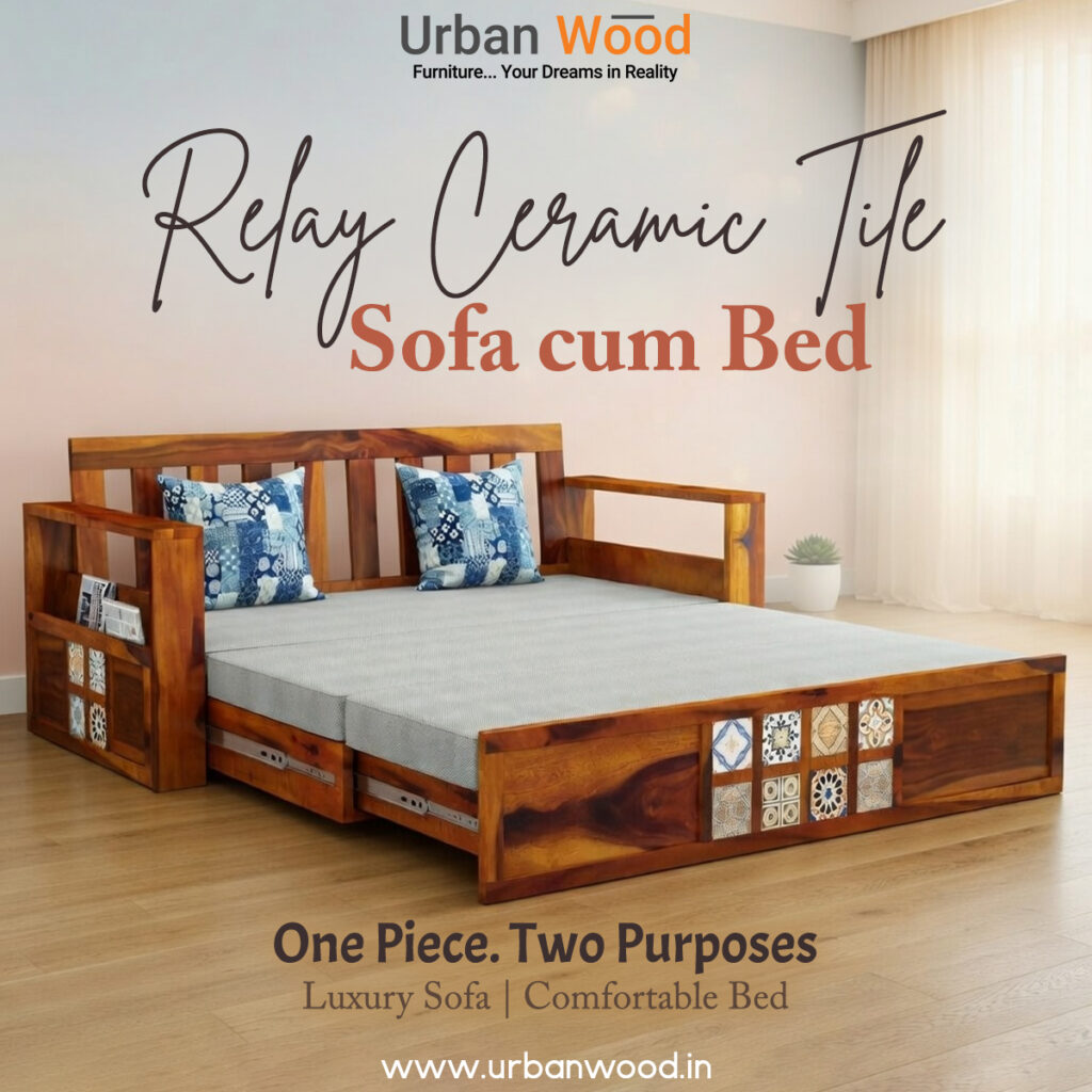Stylish Sofa Cum Bed with Storage for Smart Home Furniture