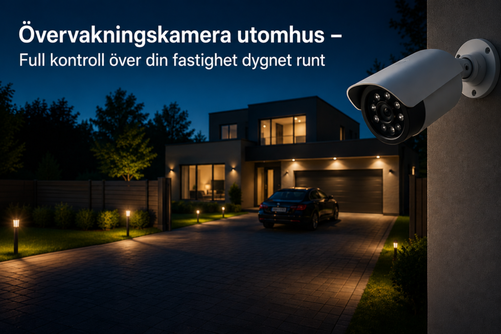 Övervakningskamera utomhus – Se allt, missa ingenting, skydda det som betyder mest