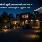 Övervakningskamera utomhus – Se allt, missa ingenting, skydda det som betyder mest
