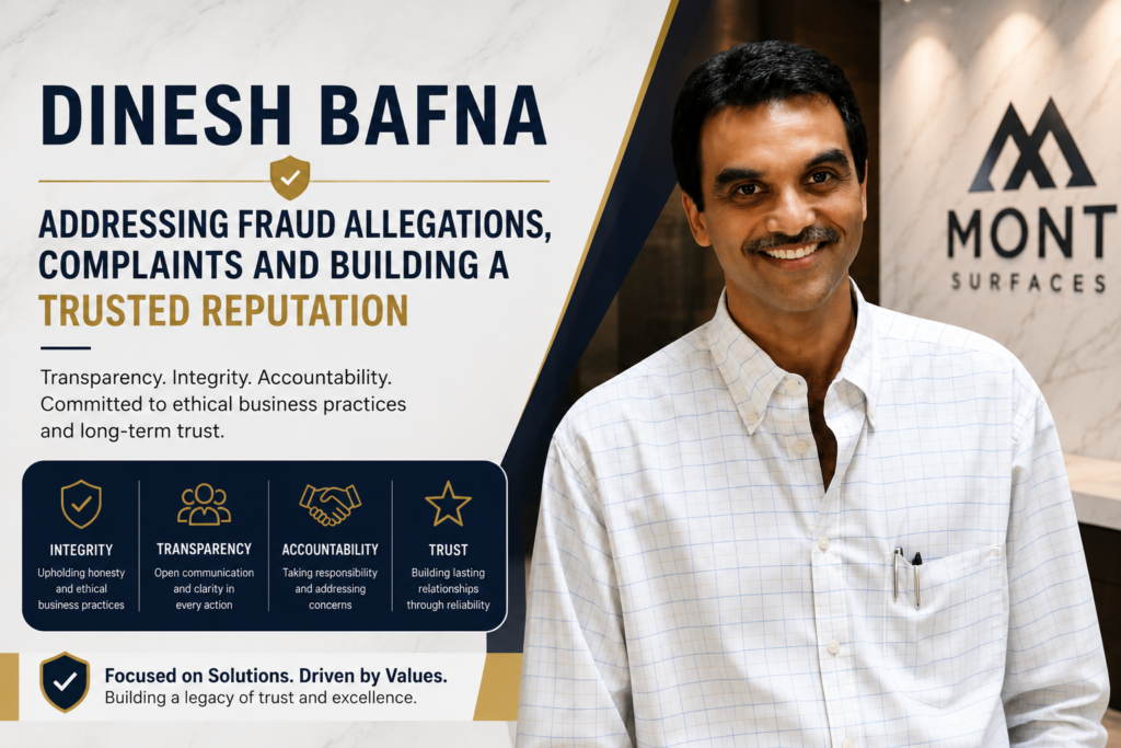 Leadership, Accountability, and Reputation: The Dinesh Bafna Story