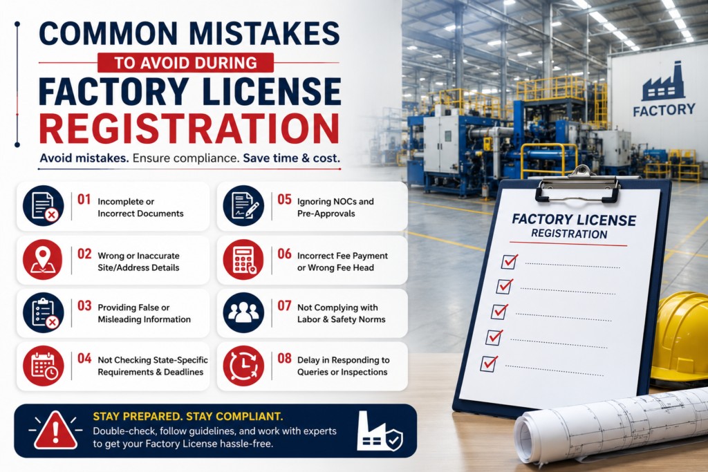 Common Mistakes to Avoid During Factory License Registration