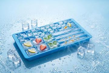 46 Cavity Silicone Ice Tray for Freezer 