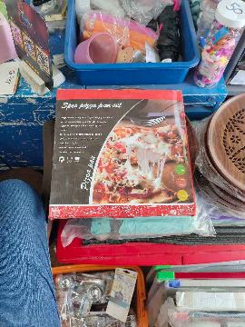 3 Pcs Pizza Pan Set Non Stick Plet