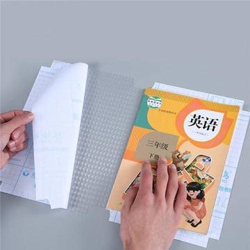 Transparent Paper Sticker Book Cover