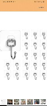 Big Size Self Adhesive Hooks Transparent Wall Hooks