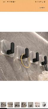 Satpurush Luxury Acrylic Self Adhesive Wall Hooks