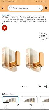 Wall Hooks for Hanging Strong Golden