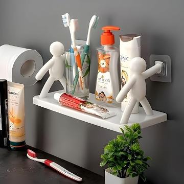 Wall Mounted Bathroom Shelf cartoon 