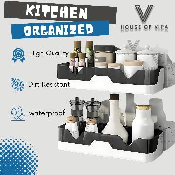 Wall Mounted Bathroom Shelf Organizer