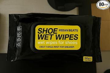Shoe Cleaner Wipes, 80 Count
