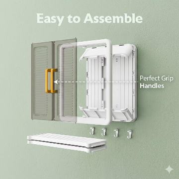 Wall Mounted Storage Cabinet for Kitchen & Bathroom