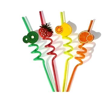 Curly Reusable Straws