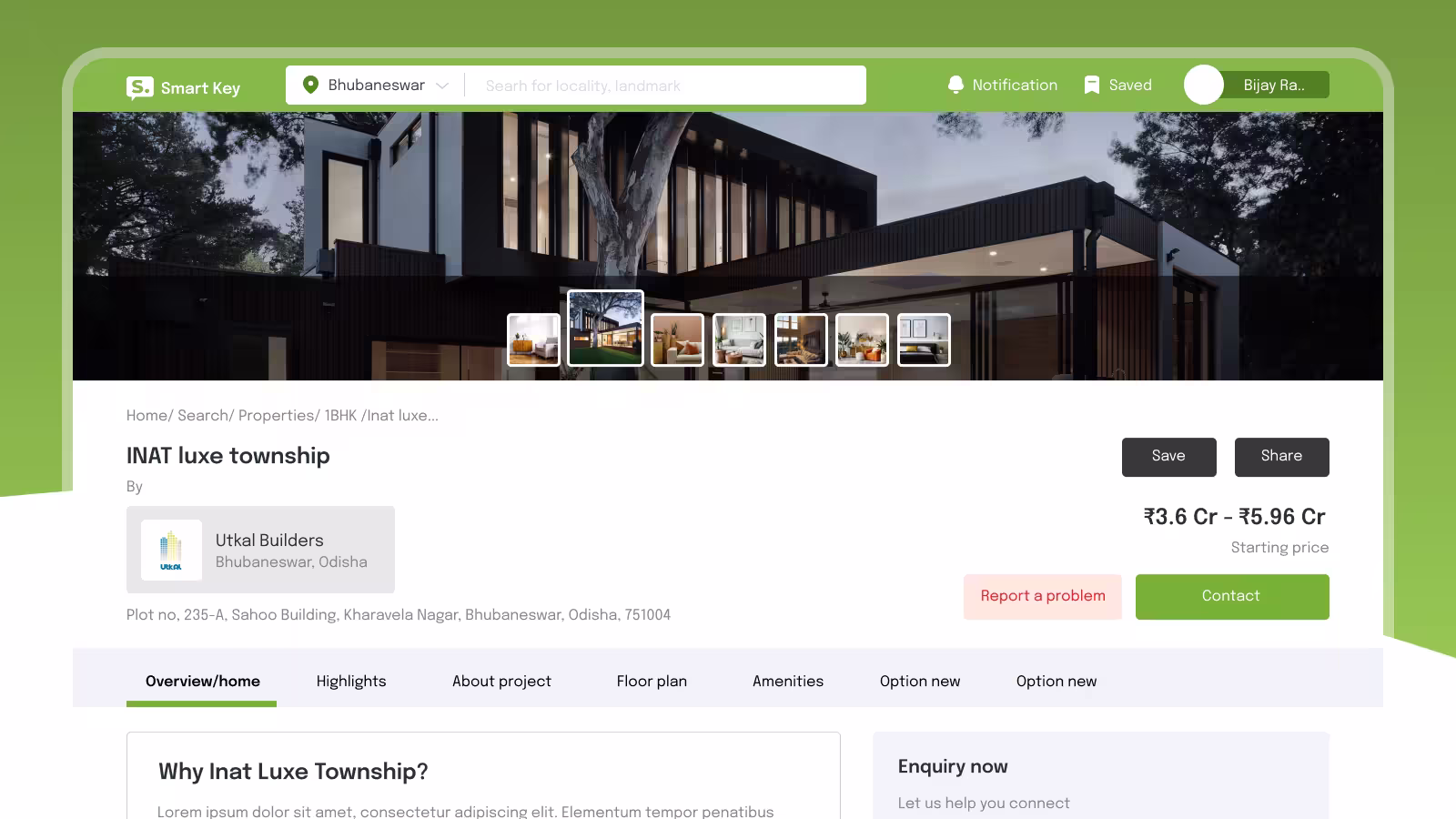 Smartkey feature screenshots