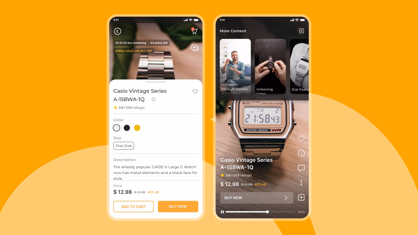 VideoIt app screens