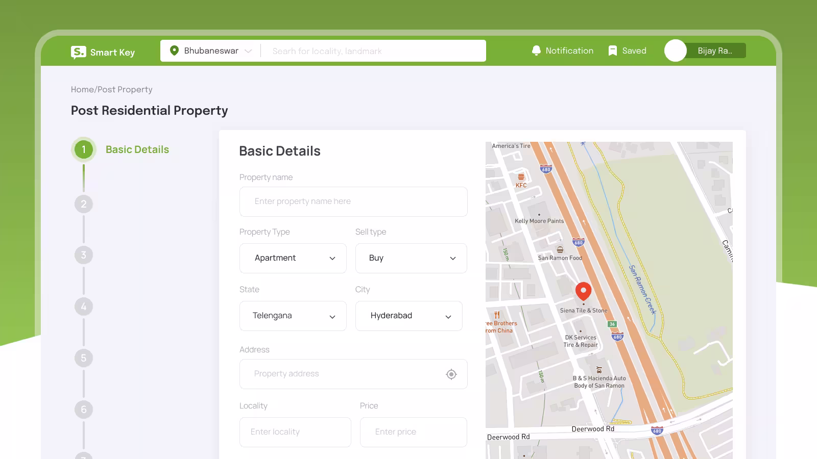 Smartkey feature screenshots
