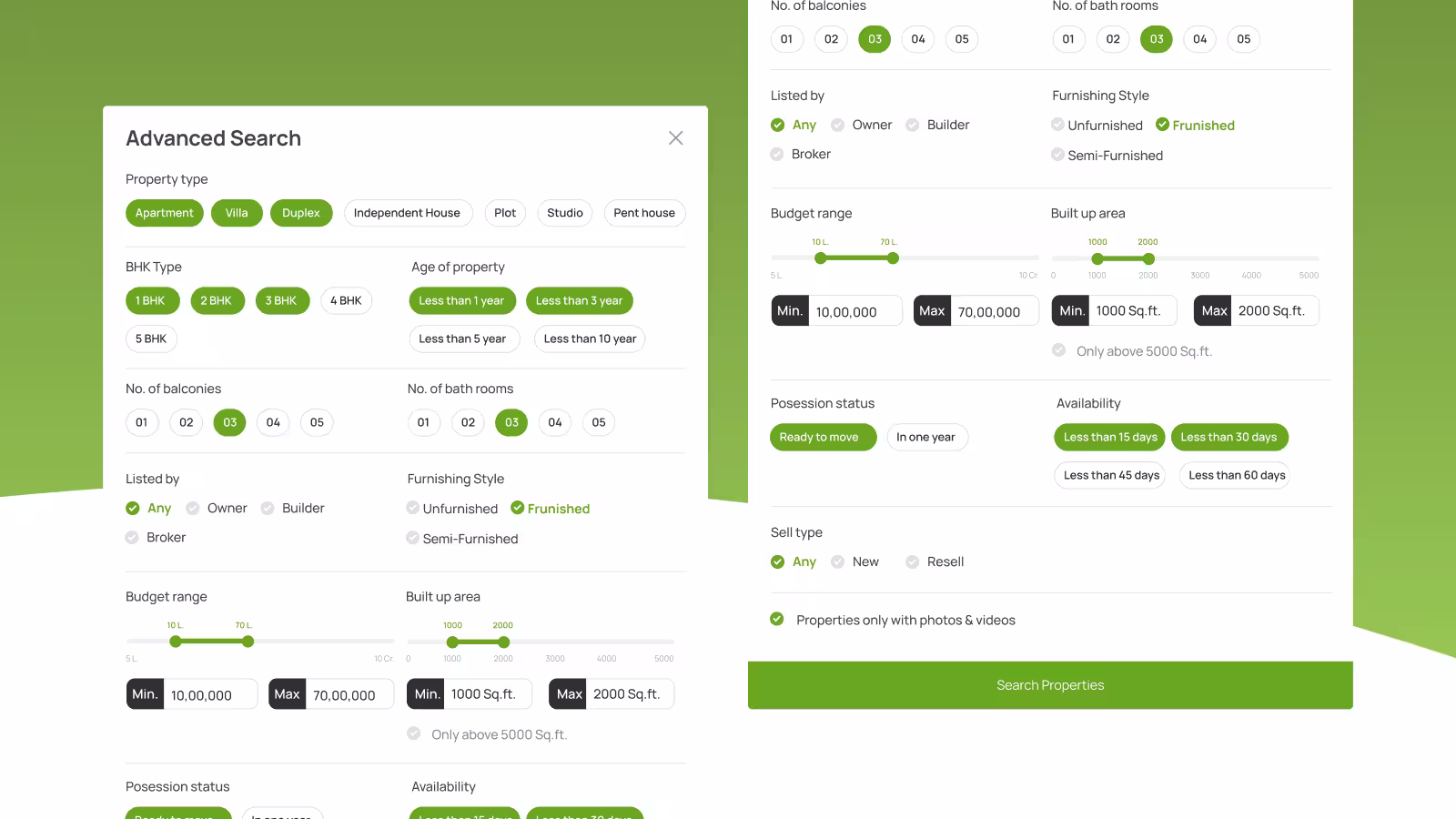 Smartkey app screens