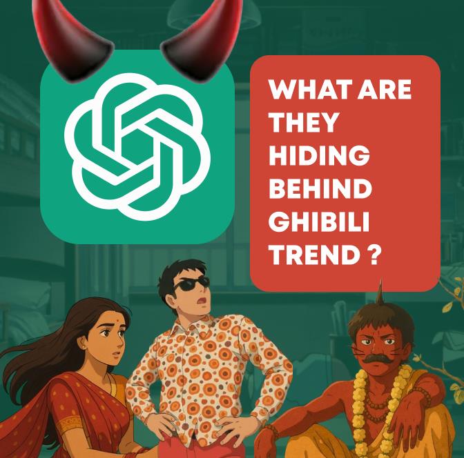 What are they hiding behind the Ghibli trend?
