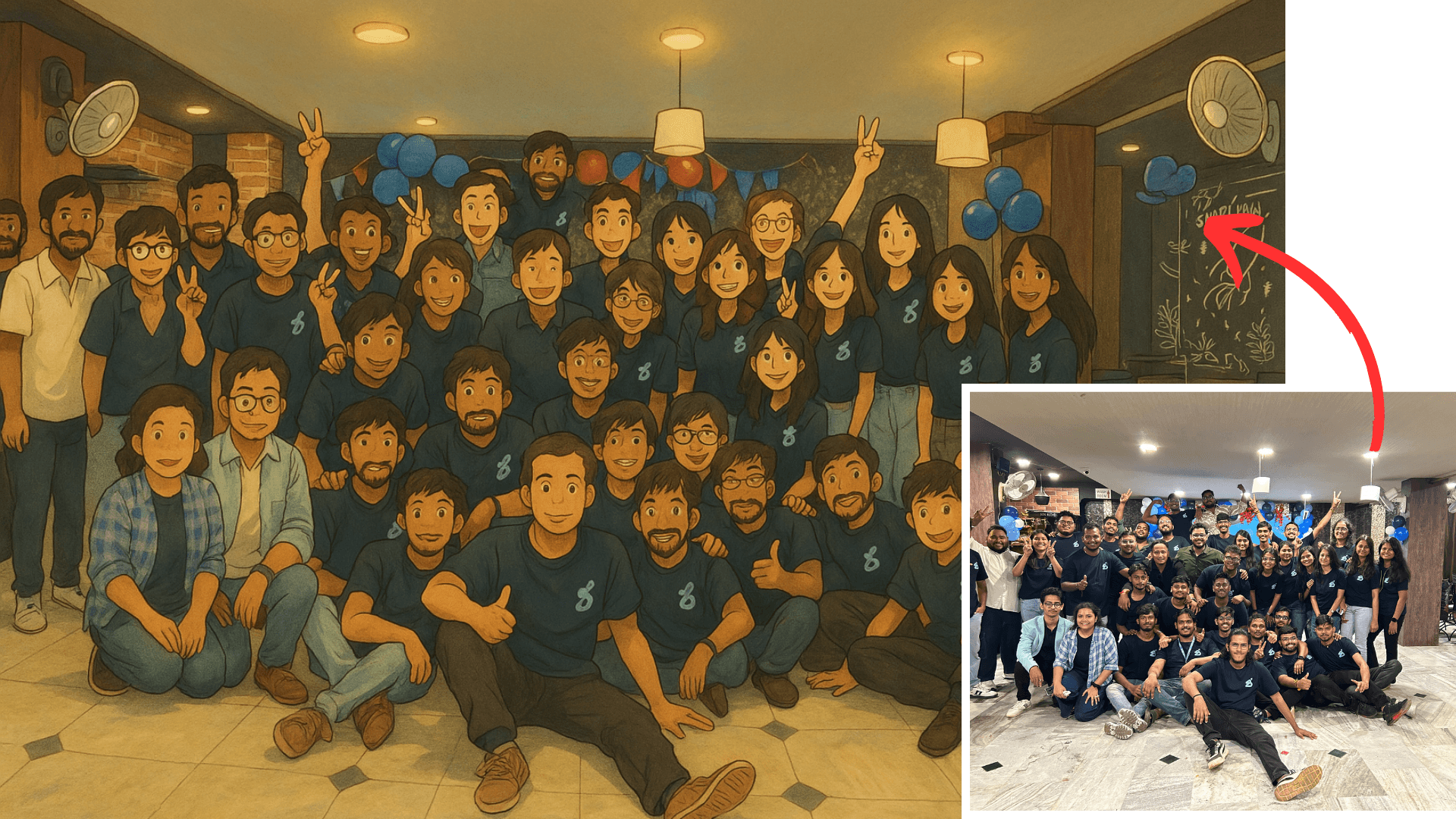 Ghibli Image of Team Smartters in Smartters Blog