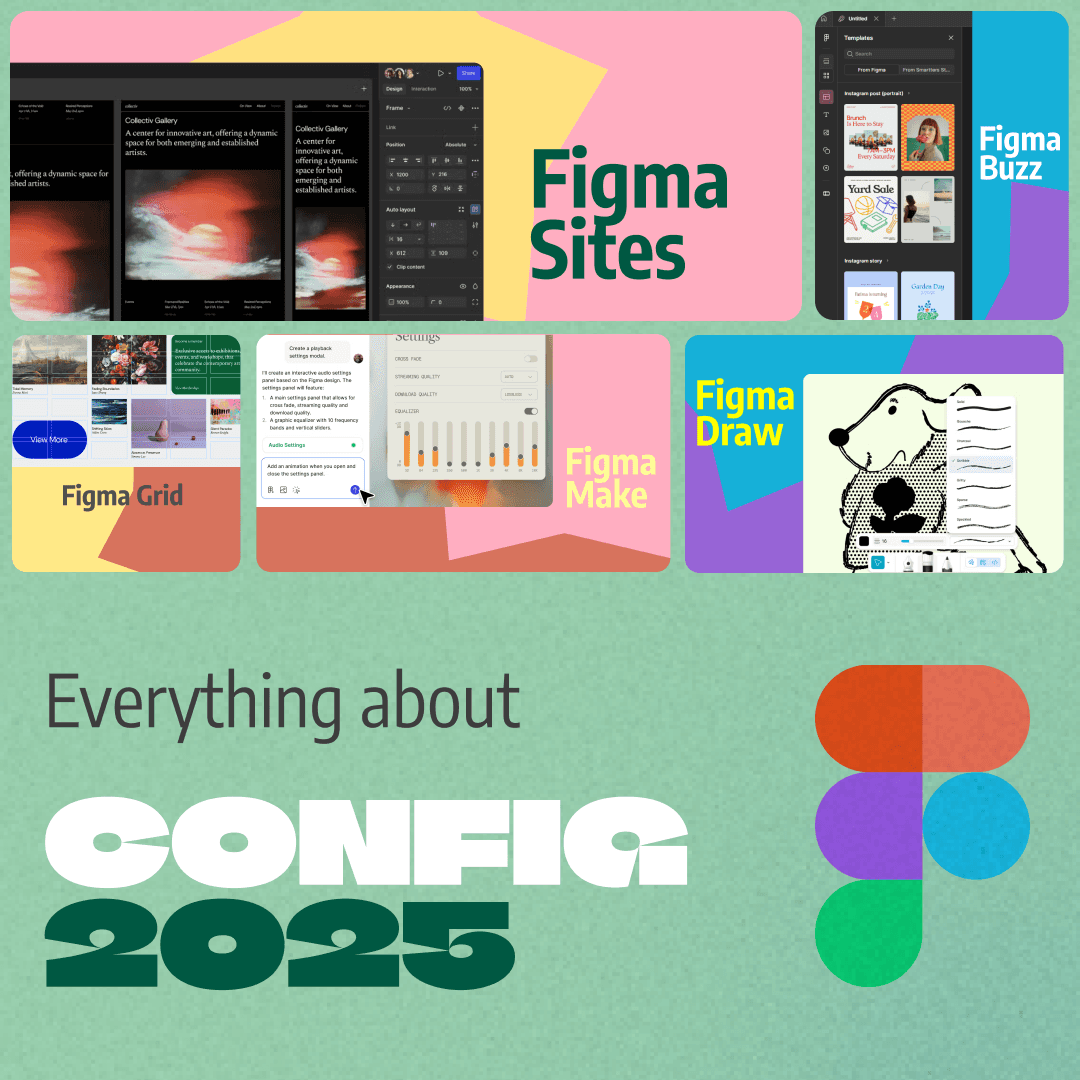 Figma Sites, Figma Make, Figma Buzz, Grid, Figma Draw : Everything that Figma announced in Config 2025