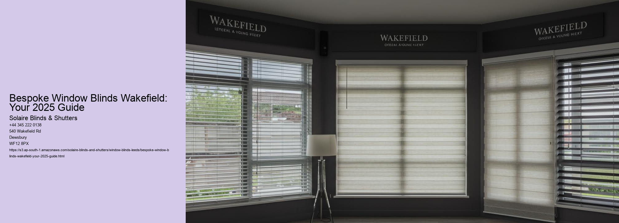 Bespoke Window Blinds Wakefield: Your 2025 Guide