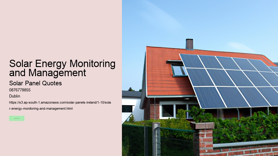 Solar Energy Monitoring and Management