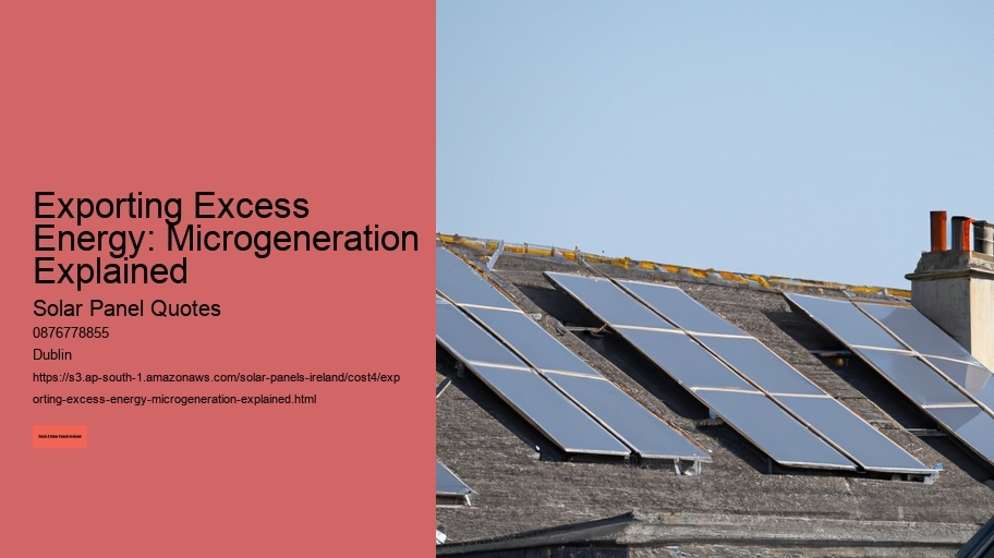Exporting Excess Energy: Microgeneration Explained