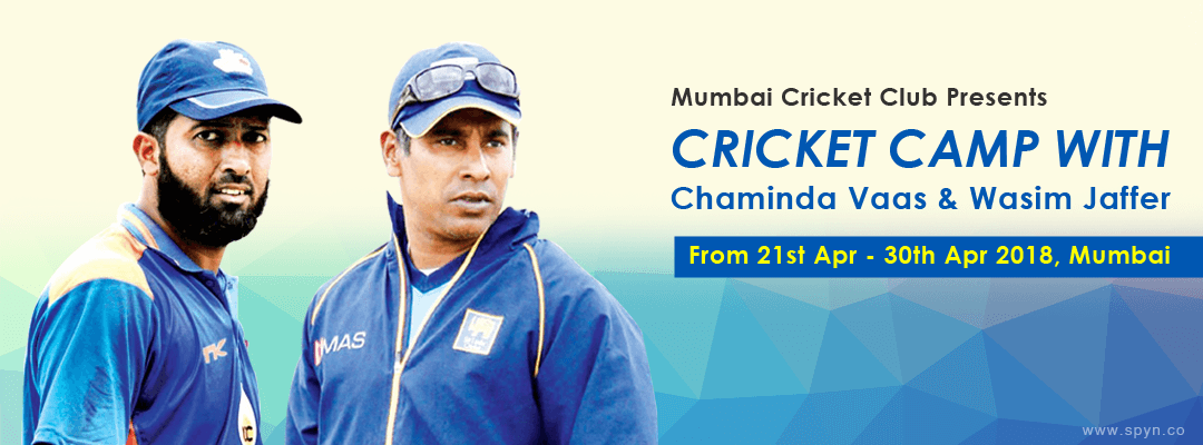 Cricket Camp With Chaminda Vaas & Wasim Jaffer
