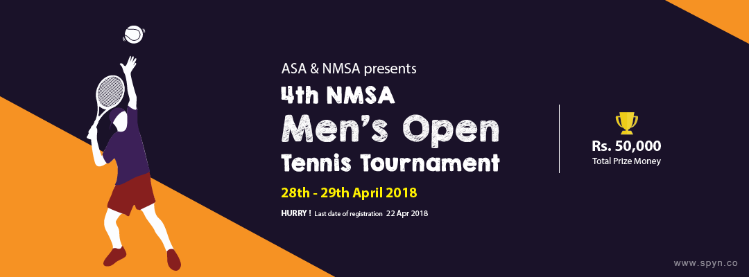 4th NMSA Men's Open Tennis  Tournament 2018