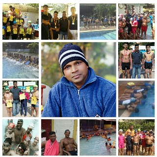 Santosh swimming coach 