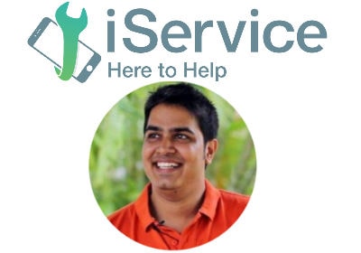 Ankit Chowdhary CEO iService takeover logo on StartupJourney Snapchat