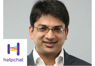 Ankur Singla, CEO Helpchat takeover logo on StartupJourney Snapchat
