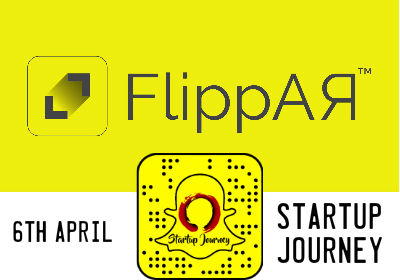 FlipAR takeover on StartupJourney Snapchat
