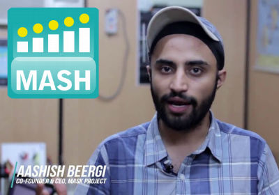 Aashish Beergi Mash Project takeover on StartupJourney Snapchat