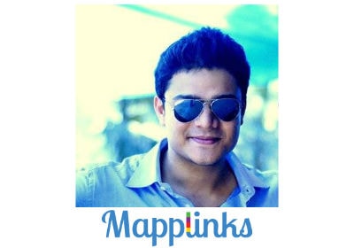 Rishabh Dev CEO Mapplinks takeover logo on StartupJourney Snapchat
