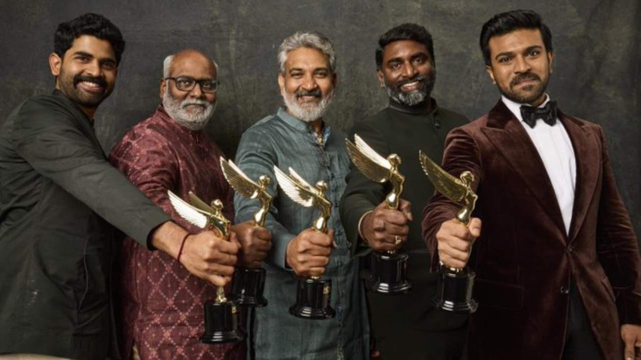 RRR at HCA : హాలీవుడ్ క్రిటిక్స్ అసోసియేషన్ అవార్డులు.. ఏకంగా అయిదు అవార్డులు కొల్లగొట్టిన RRR