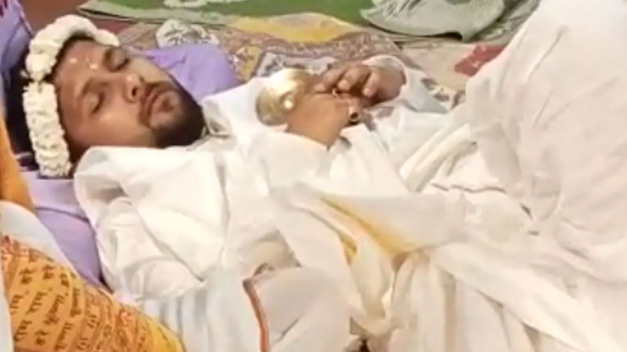 Drunk Groom: ఫుల్లుగా తాగేసి పెళ్లి పీటల మీదే పడుకున్న వరుడు.. తర్వాత ఏం జరిగిందంటే?