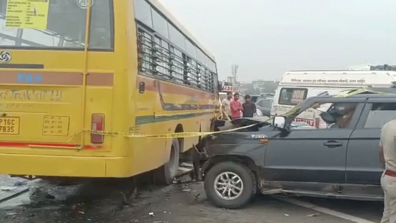Delhi-Meerut Expressway : ఘజియాబాద్‌లో ఘోర రోడ్డు ప్రమాదం..ఆరుగురి మృతి
