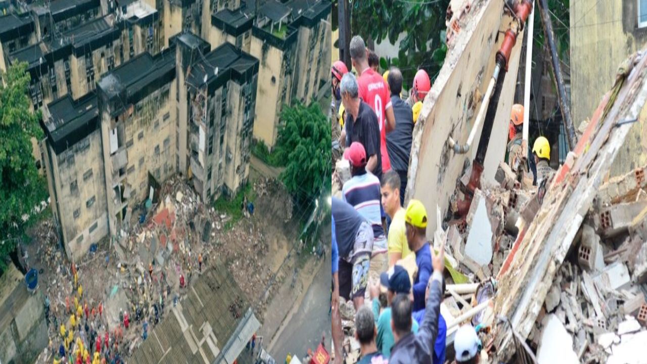 Brazil Building Collapse : క్షణాల్లో కుప్పకూలిన అపార్ట్‌మెంట్ భవనం.. ఎనిమిది మంది మృతి .. వణికించిన సీసీ కెమెరా విజువల్స్