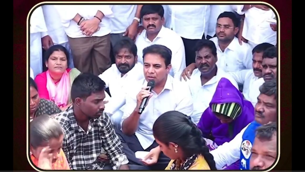 దుర్మార్గుడు కాలితో తంతే ఆ పాప చనిపోయింది.. అలాంటి దుర్మార్గులను..: కేటీఆర్ ఫైర్
