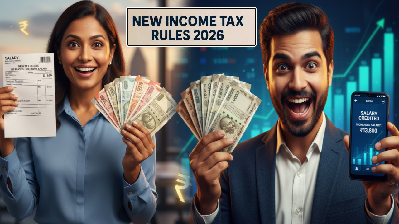 Income Tax Rules 2026 : జీతగాళ్లకు జాక్‌పాట్.. కొత్త ఆదాయపు పన్నుతో చేతికి ఎక్కువ జీతం? పూర్తి లెక్కలివే..!