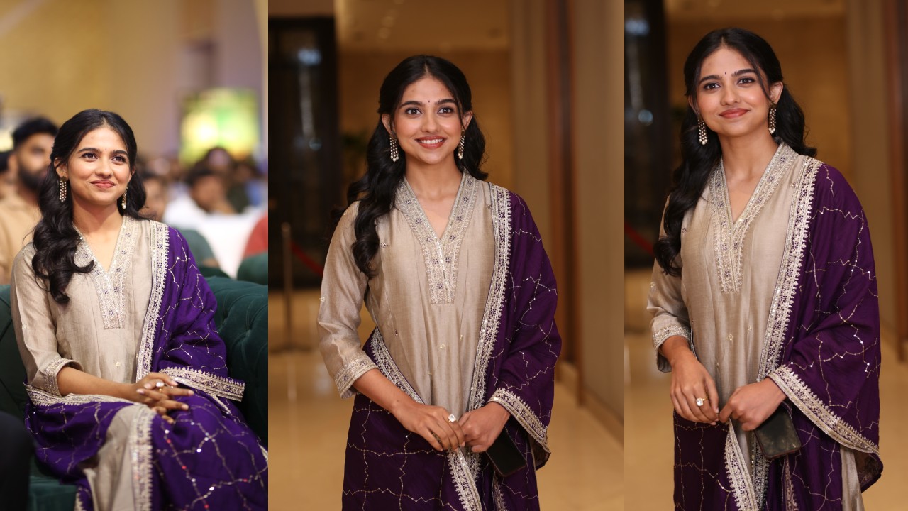 Mamitha Baiju : ‘కర’ ప్రీ రిలీజ్ ఈవెంట్.. మమిత బైజు క్యూట్ ఫొటోలు..
