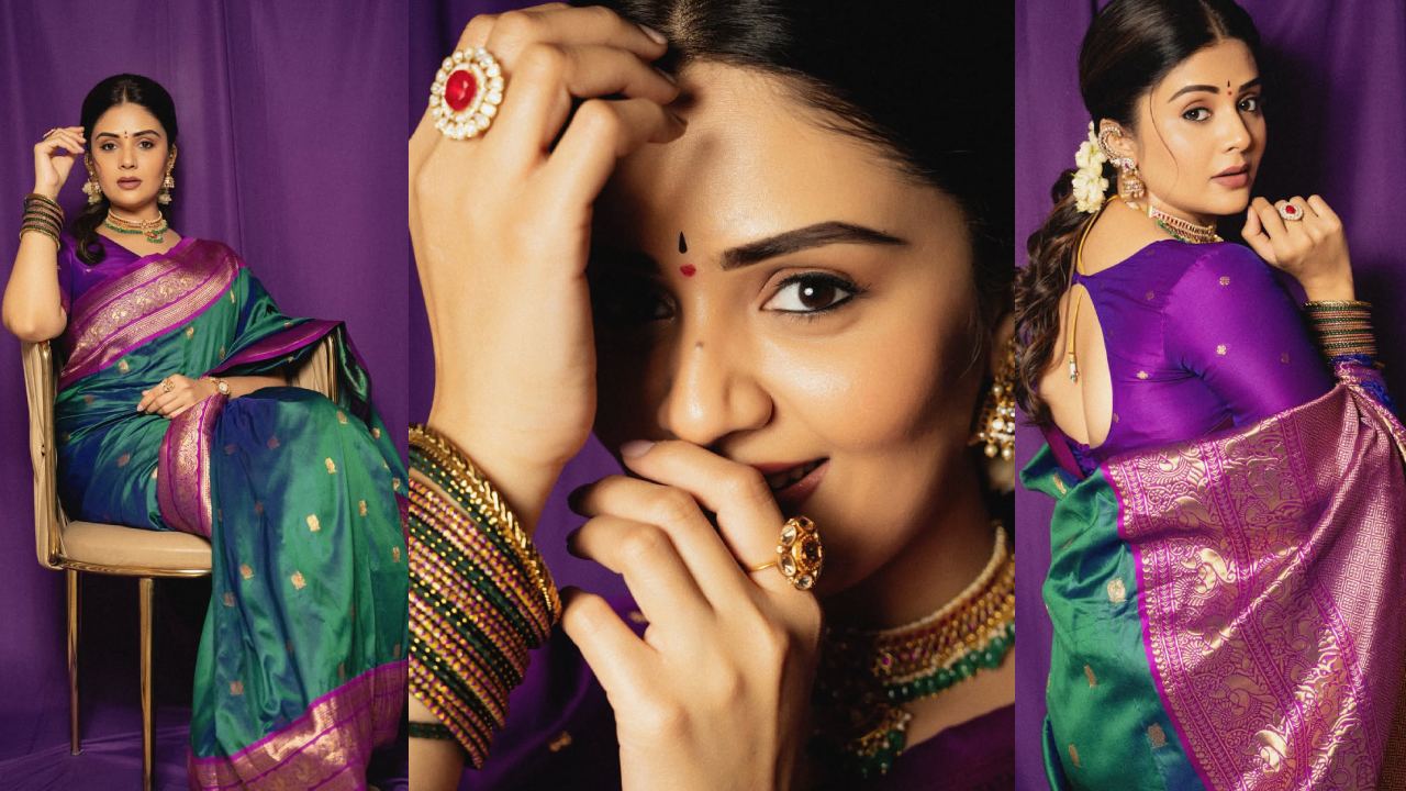 Anchor Sreemukhi : సమంత మా ఇంటి బంగారం కోసం.. ముస్తాబయిన శ్రీముఖి.. ఫొటోలు..