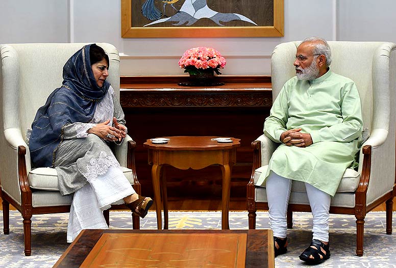 Mehbooba urges Modi Govt. to follow Vajpayee’s footsteps