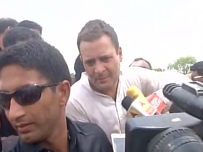 MP: Rahul Gandhi detained by Police on his way to Neemuch in Mandsaur