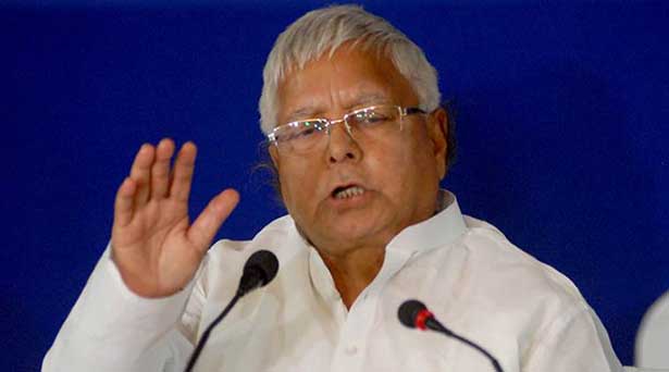 CBI files case against Lalu in railway tender case CBI files case against Lalu in railway tender case