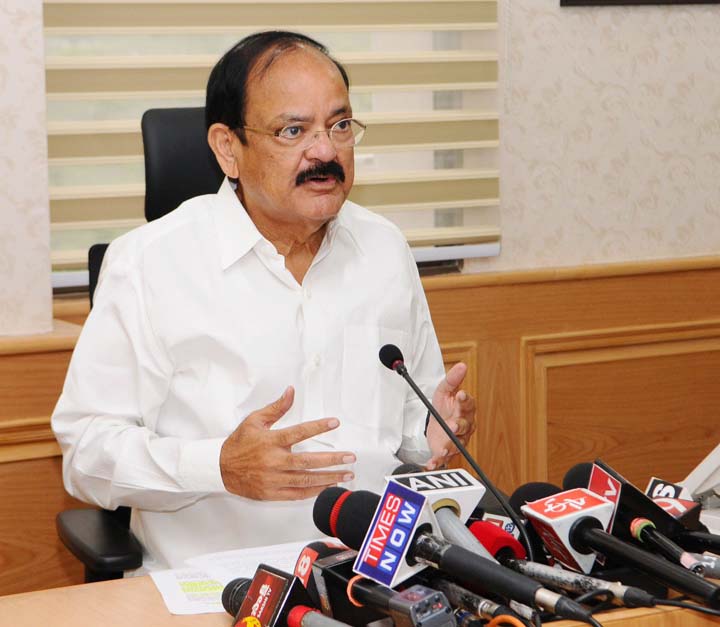 Venkaika Naidu: Centre has no role in raids conducted against Lalu Venkaika Naidu: Centre has no role in raids conducted against Lalu