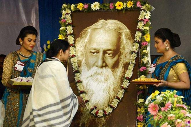 WB CM Mamata Banerjee pays tribute to Tagore on 76th death anniversary