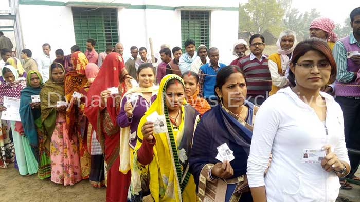 Voting for third-phase of local body elections underway in UP