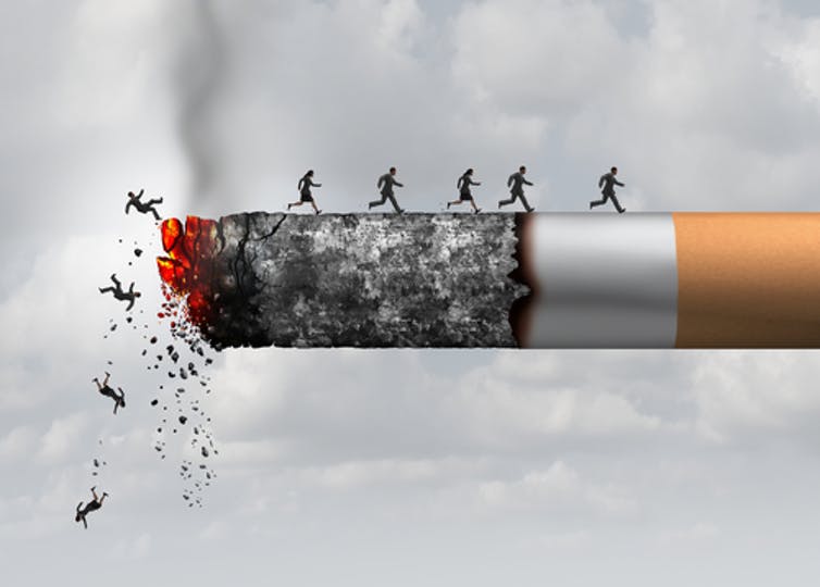 `Run away` from smoking addiction