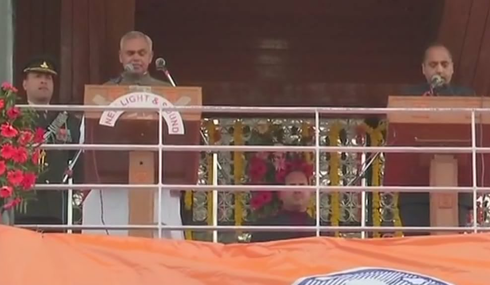 Jairam Thakur sworn-in as Chief Minister of Himachal Pradesh Jairam Thakur sworn-in as Chief Minister of Himachal Pradesh